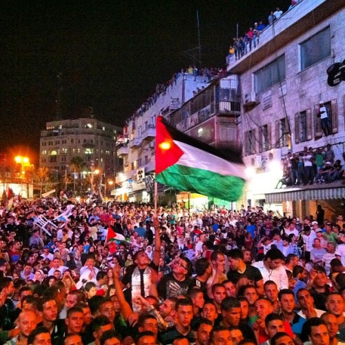 oumelghoula: androphilia: “Mass celebrations for Mohammed Assaf in Ramallah, Gaza, Nazareth an