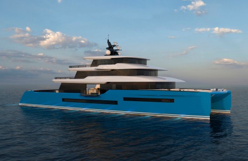 ISA’s “Zeffiro150,”Berret-Racoupeau Yacht Design