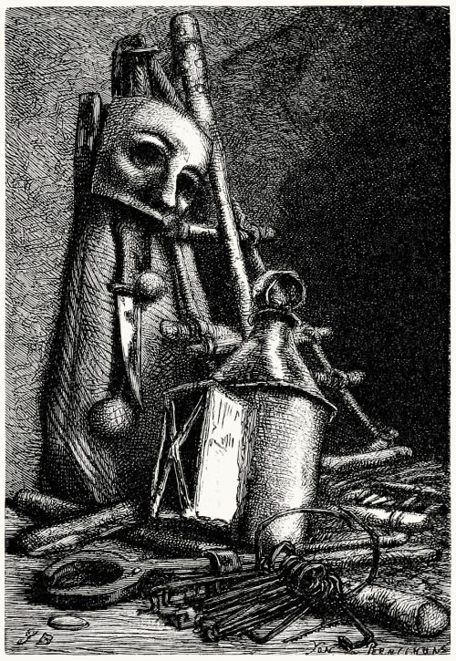oldbookillustrations:Mines and MinersGustave Brion, from Les Misérables, by Victor Hugo, Paris, 1867