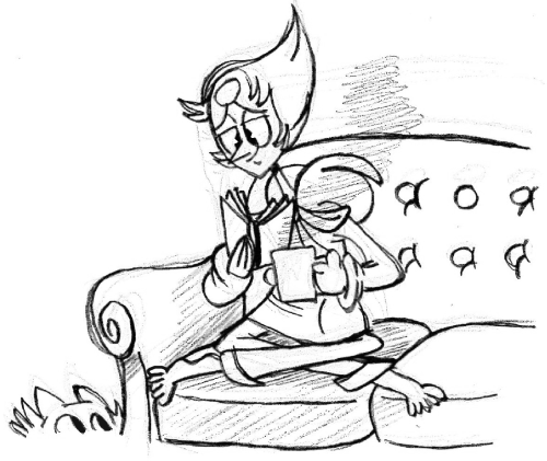 kevinarsenault:  T’was the day when Pearl learned something about cats. (The hoodie was inspired by gracekraft’s designs.)