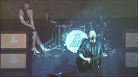 donotopenb4xmas:  Andy and Pete goofing around while Patrick sings “Yule Shoot