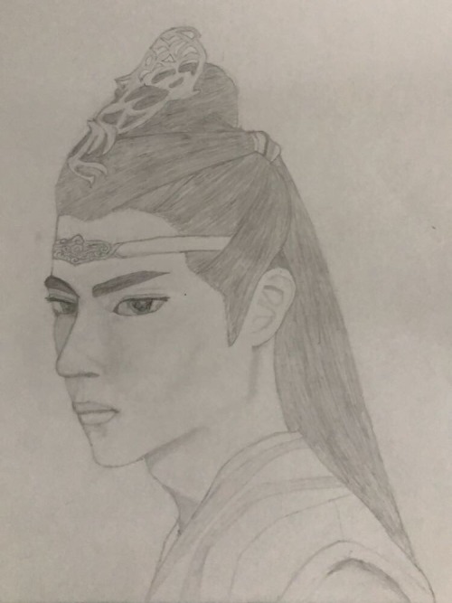 Hi I Drew Lan Wangji. Hope It Looks Alright :)