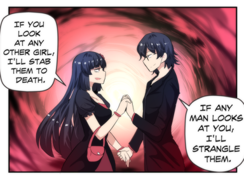 merryweather-comics:I wrote a comic about two yandere stalkers #23