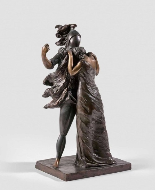 europeansculpture:Giorgio de CHIRICO (1888 - 1978) - Ettore e Andromaca
