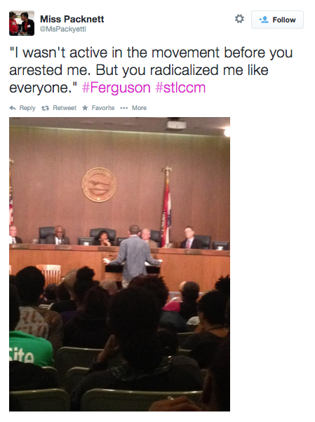 breelifts:  socialjusticekoolaid:   Protesters from across St Louis turned up and turned out for the first St Louis County Council Meeting since Mike Brown’s Death. (Part I)  The St Louis County Council wasn’t as bad as Ferguson’s Council, but still