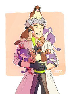 ankyloce:  professor willow loves every pokemon