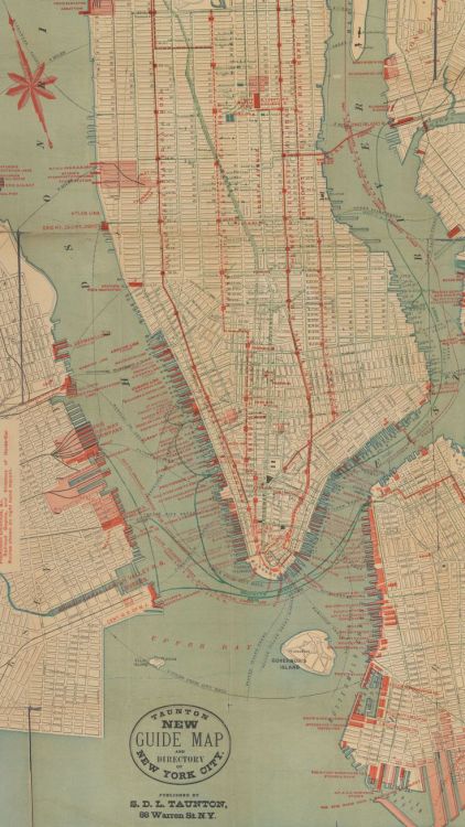 new-york-obsession:  Horse routes in Manhattan (c1840) #map #manhattan #nyc #newyork   I love old maps