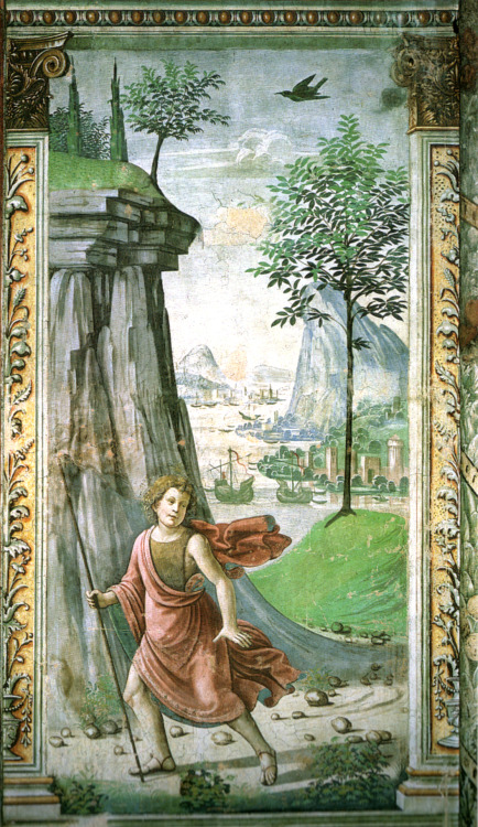 St. John the Baptist in the Desert, 1490, Domenico GhirlandaioMedium: fresco