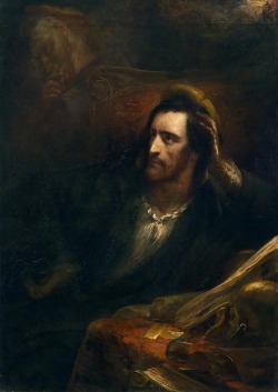 Abystle:faust In His Study, Ary Scheffer, 1831.