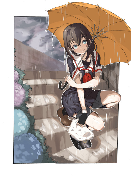ko-kyo:  「時雨ちゃん」/「まめおじたん」の作品 [pixiv] #pixitail