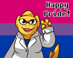 draikinator:Happy Pride, from Dr. Alphys!