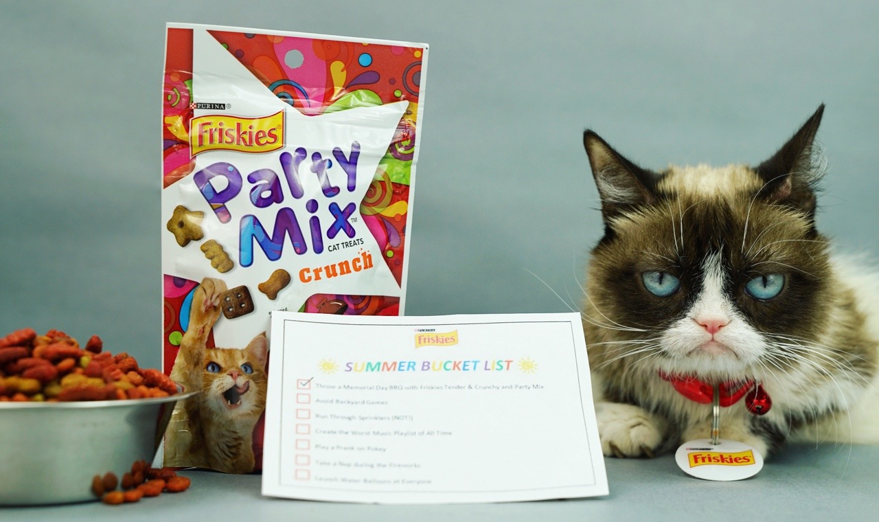 Throwing a @friskies BBQ is at the top of my summer bucket list. I hope you have a terrible weekend.  #ad