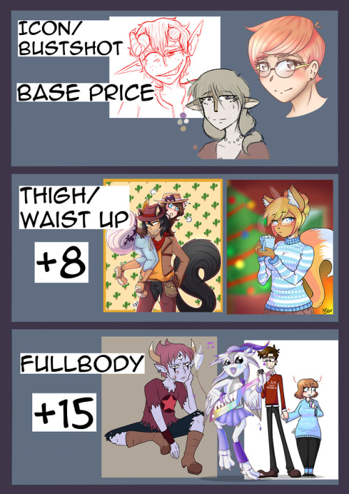 bam-bean-itzevil:New commission prices!Commissions are OPEN!A couple of rules about this here commis