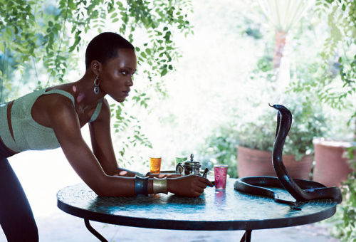 theuppitynegras:highfashionandmakeup:Lupita Nyong’o for Vogue US  July 2014LOOK AT THE GLORY