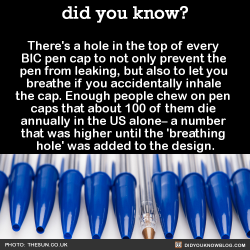 did-you-kno:  There’s a hole in the top