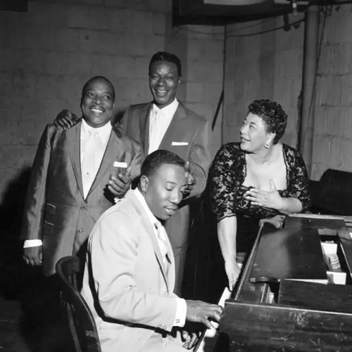 jazzbluesidiom:The End all QuartetCount Basie - Nat King Cole - Ella Fitzgerald - Joe WilliamsYes Th