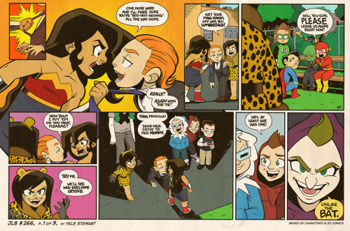 JL8 #266, pgs. 1-3 by Yale StewartBased on characters in DC Comics.Like the Facebook page here!