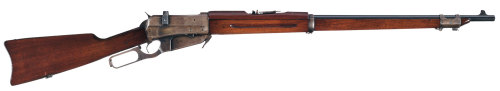 All original Russian contract Winchester Model 1895 lever action rifle in 7.62x54R.  Produced in 191