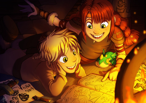 abnormallynicehere:For the ‘HTTYD: Discover your duo’ contest on dA!Hoo boy! Did Hiccup and Astrid m