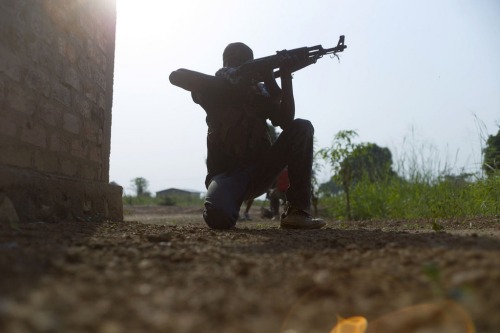 house-of-gnar:Anti-balaka militiamen, who were former members of the Central African Armed Forces (F