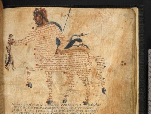 medievalpoc:Marcus Tullius Cicero, Aratea (Harley MS 647, ff 2v-17v)22 constellation figures contain