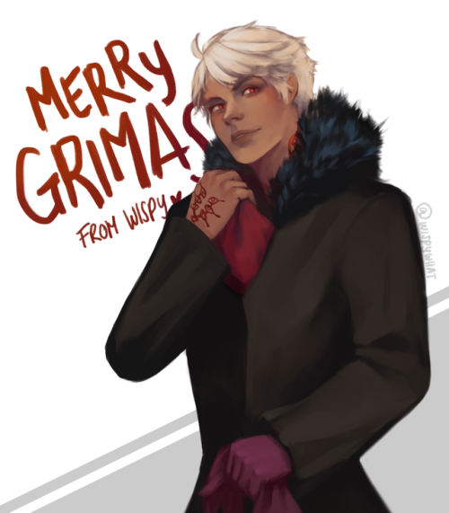 Merry Grimas everyone!!Modern AU Grima for Fire Emblem Compendium’s Secret Anna event this yea