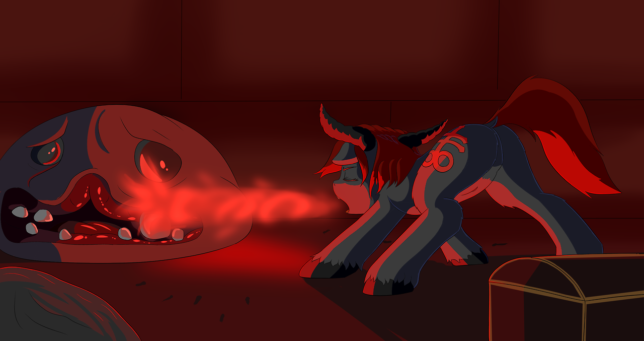 kpvtponer:  BLOOD LASER BARRAGE PONY! Im still obsessed with The Binding of Isaac,