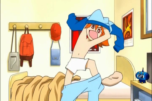 syota-kun: A quick tutorial on how to change from your pajamas in the morning. Battle Spirits Shoune