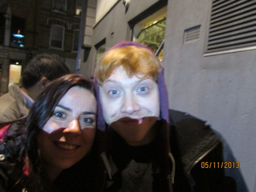 ludimilabrasil:  Harold Pinter Theatre - Stage Door November 4th and 5th I loooove Rupert Grint!!