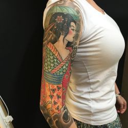 ilikehorimono:  Geisha Sleeve  #alexwegner