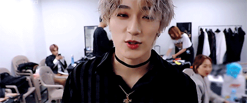 seonghwa-cloud:the prettiest part of my face is the mole by my eye - choi san