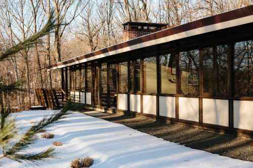 brianwferry: The Wood House, January 2016. I photographed this midcentury ranch home that’s being re