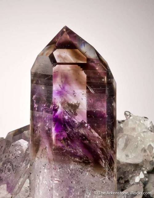 Amethyst with Phantoms -  Goboboseb Mts., Erongo, Namibia