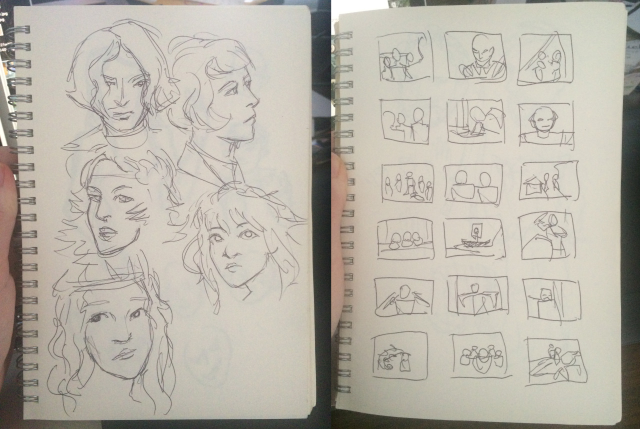 why you should make an ink-only sketchbook