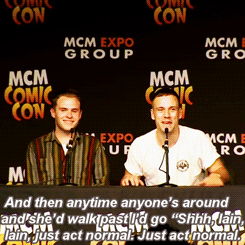 fponthedl:“Who is the biggest prankster on set?”  