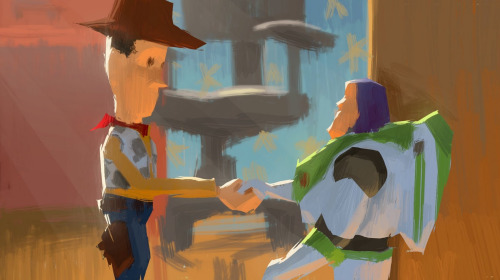 disneyconceptsandstuff:Color Keys from Toy Story 3 by Dice Tsutsumi