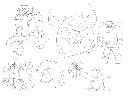 doodles from yesterday of varying quality