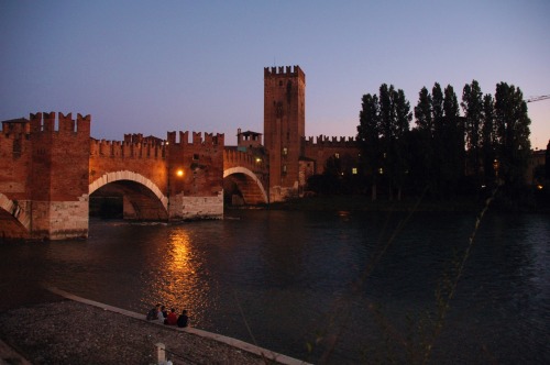 Verona al tramonto.