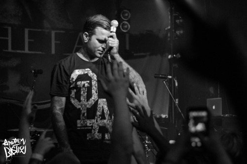 Joel Birch of The Amity Affliction in Cleveland Ohio during the Hollow Bodies Tour