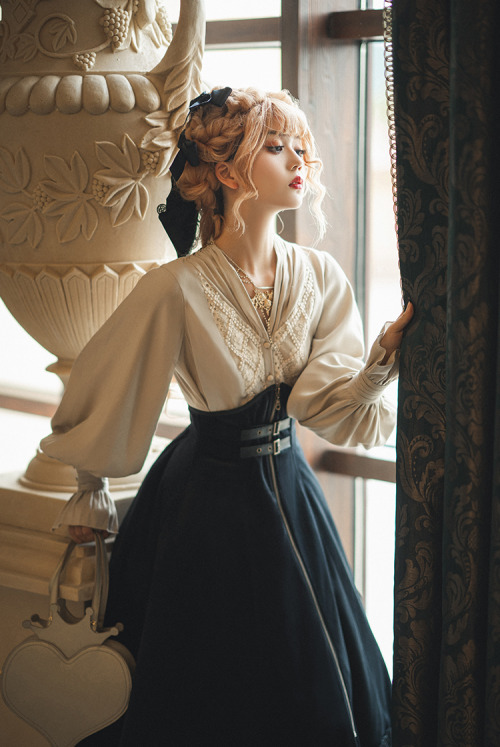 #Daily Wearing #ootd.Shirt: https://www.fanplusfriend.com/belle-epoque-gothic-lolita-elegant-casual-