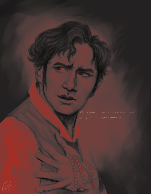 not-xpr-art:Jonathan Harker realising that his seemingly innocent trip to a Transylvanian castle own