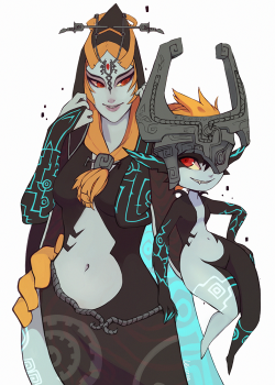 leicarna:  Midna + Midna. Awesome.   my love~