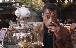 reorientmag:  What? Never seen a great American writer enjoying a nice glass of Turkish tea in Istanbul? (James Baldwin, 1956). 