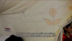 freeefreesyria:  A Syrian refugee wrote this