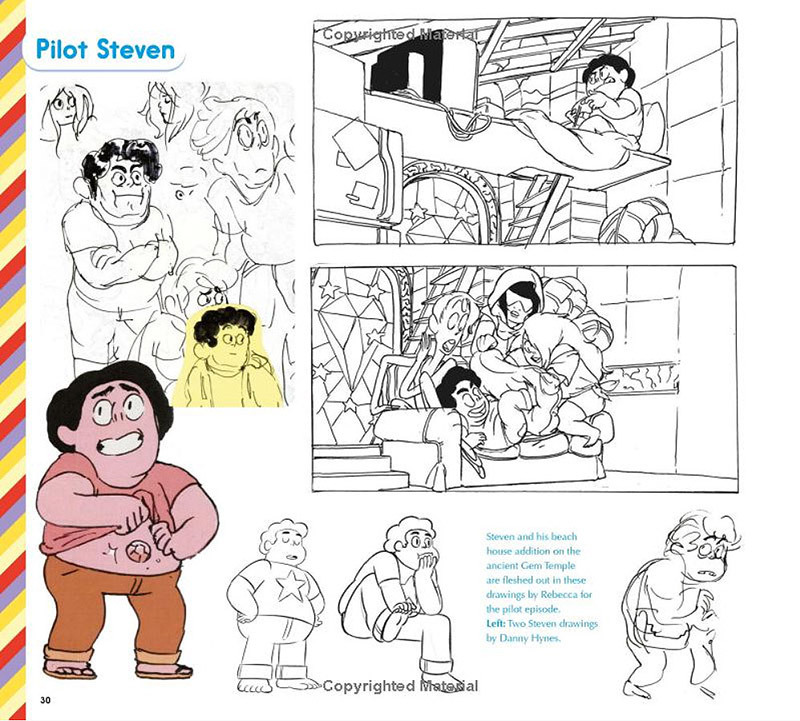 ca-tsuka:  “Steven Universe : Art &amp; Origins” Artbook -  Preview 2 / 2