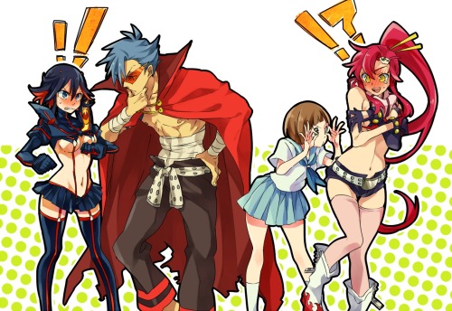 geekearth:  Kill la Kill vs. Gurren Lagann adult photos