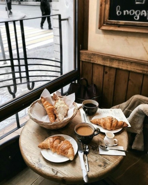Perfect Parisian breakfast.