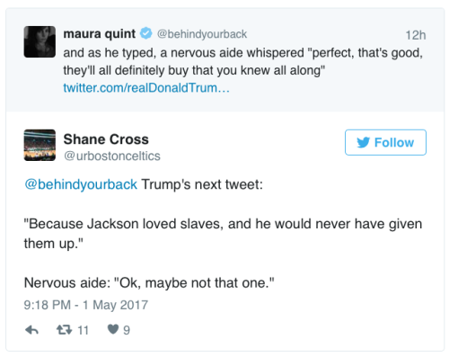 micdotcom:Twitter is roasting Trump for trying to clarify that he knows when Andrew Jackson died
