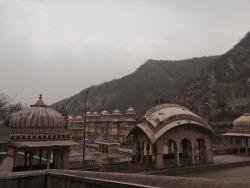 nakedly:  visited an ancient temple! // instagram @annikabansal 