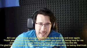 septicplier:  Markiplier   reacting to fan made subscriber milestone videos   (x) | (x) | (x)